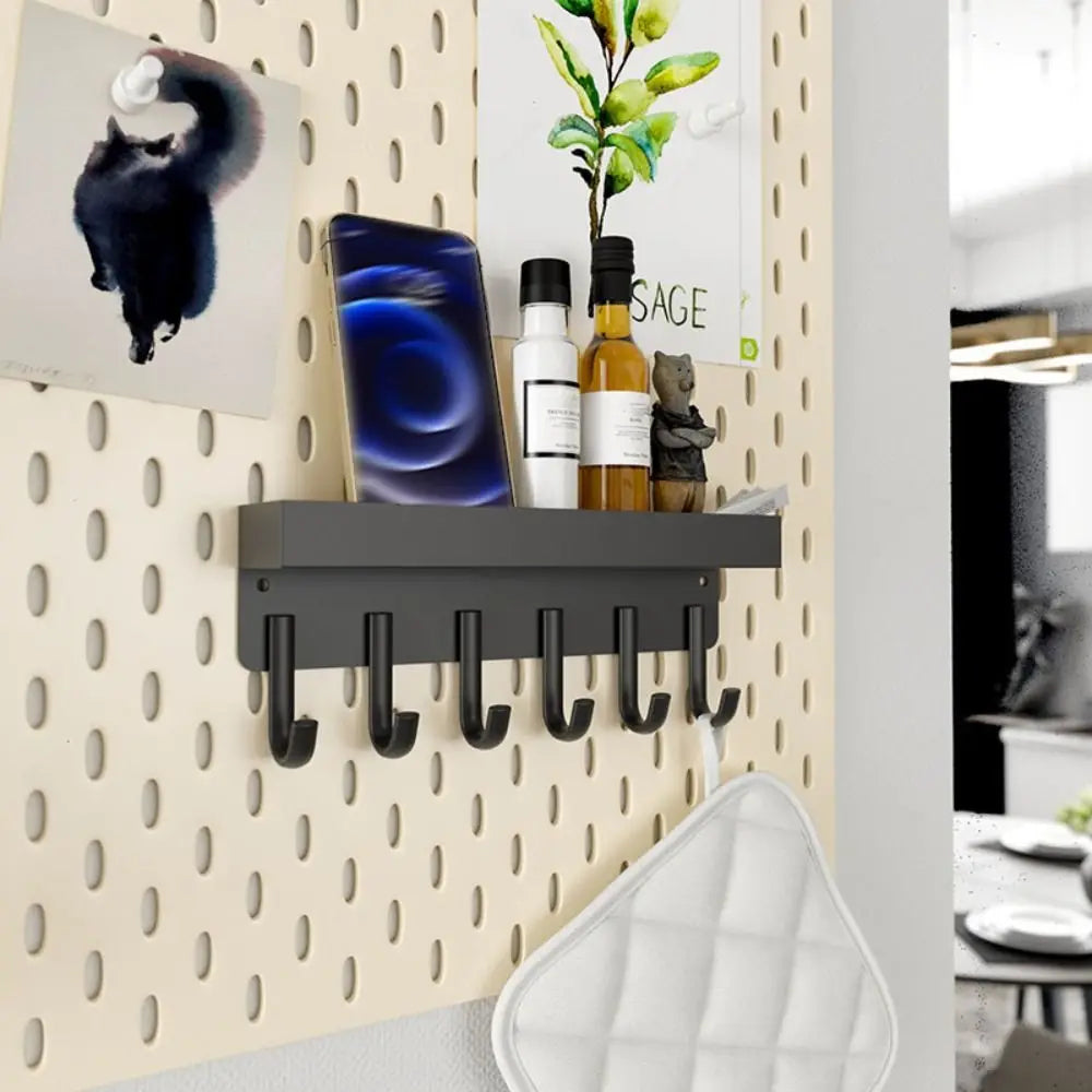 DOMIRA Wall Mounted Key Holder Self-Adhesive Key Rack DOMIRA Wall Mounted Key Holder Self-Adhesive Key Rack